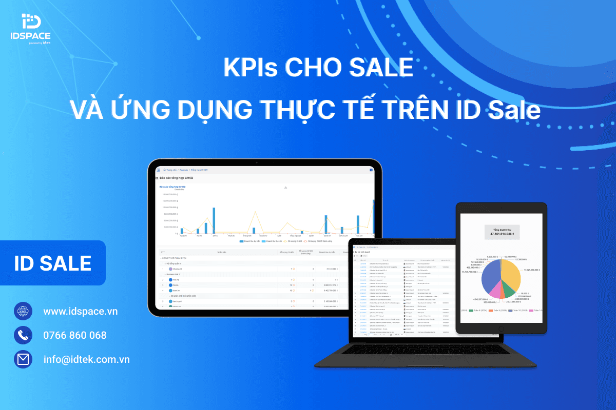 KPIs BÁN HÀNG VÀ ỨNG DỤNG THỰC TẾ TRÊN ID Sale?